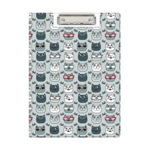 Clipboard Teczka Biurfol A4 PCV, Szare Koty